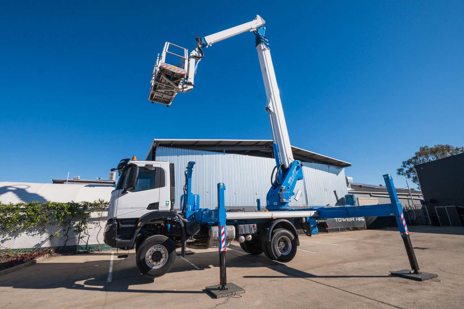 working at heights with trees